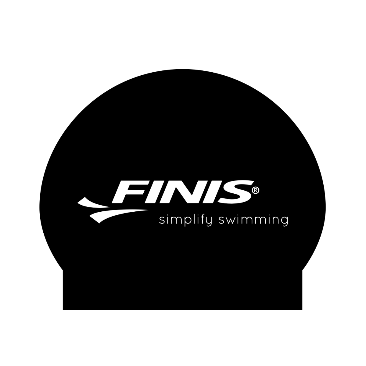 "Simplify Swimming" Latex Swim Cap